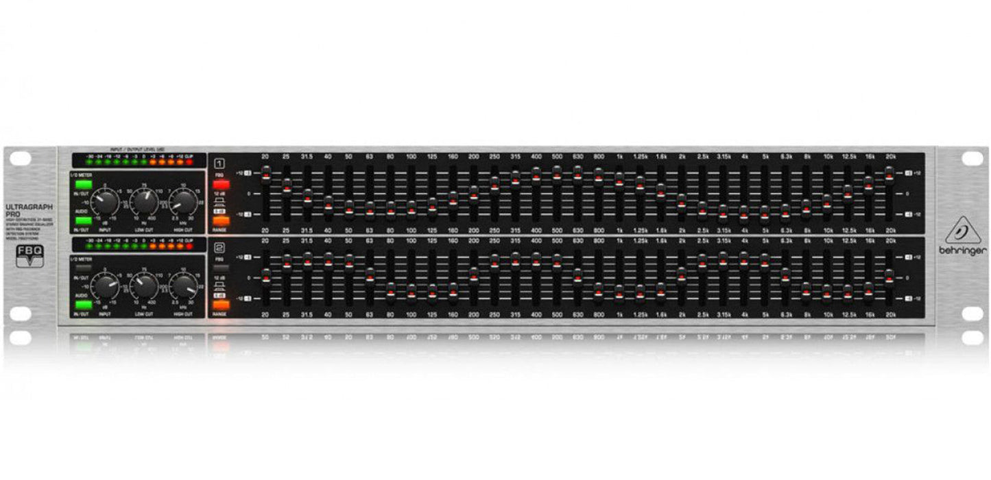 Behringer FBQ3102HD ULTRAGRAPH Pro High Definition 31 Band Stereo Graphic Equalizer