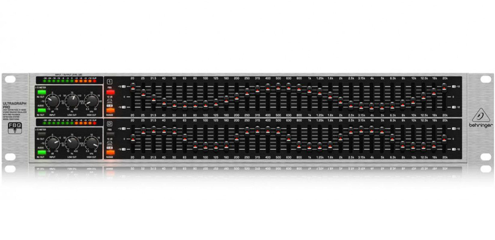 Behringer FBQ3102HD ULTRAGRAPH Pro High Definition 31 Band Stereo Graphic Equalizer