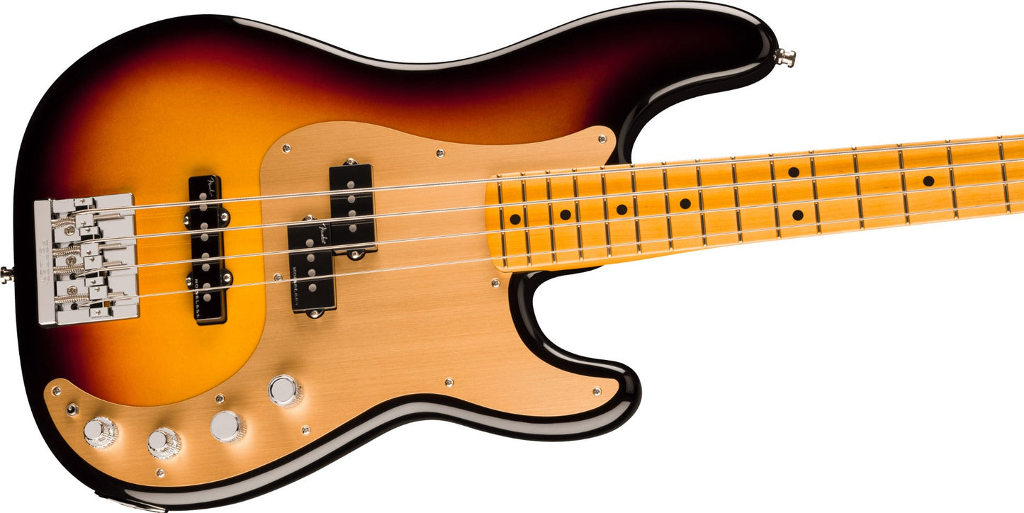 Fender American Ultra II Precision Bass, Maple Fingerboard in Ultraburst