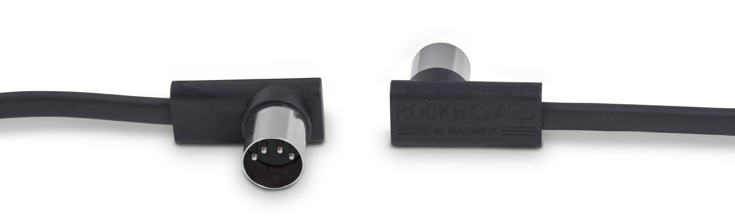Warwick RockBoard Flat Patch Midi Cable 100cm in Black