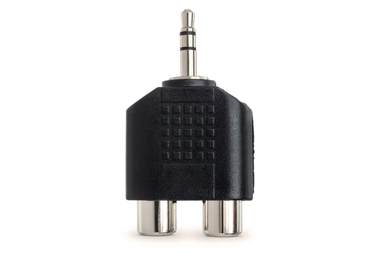 HOSA GRM193 Adapter Dual RCA To 3.5mm TRS