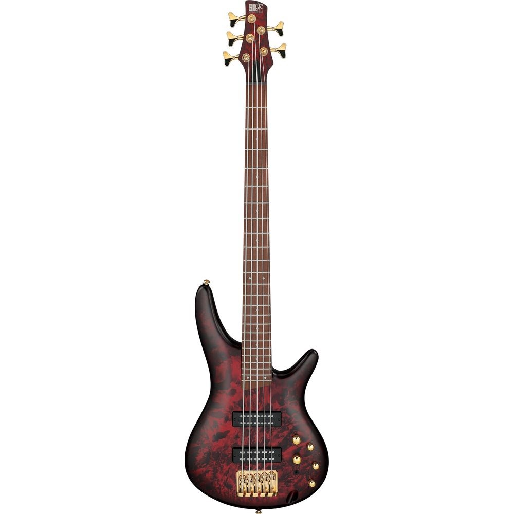 Ibanez SR305EDX 5 String Electric Bass in Wine Red Frozen Matte
