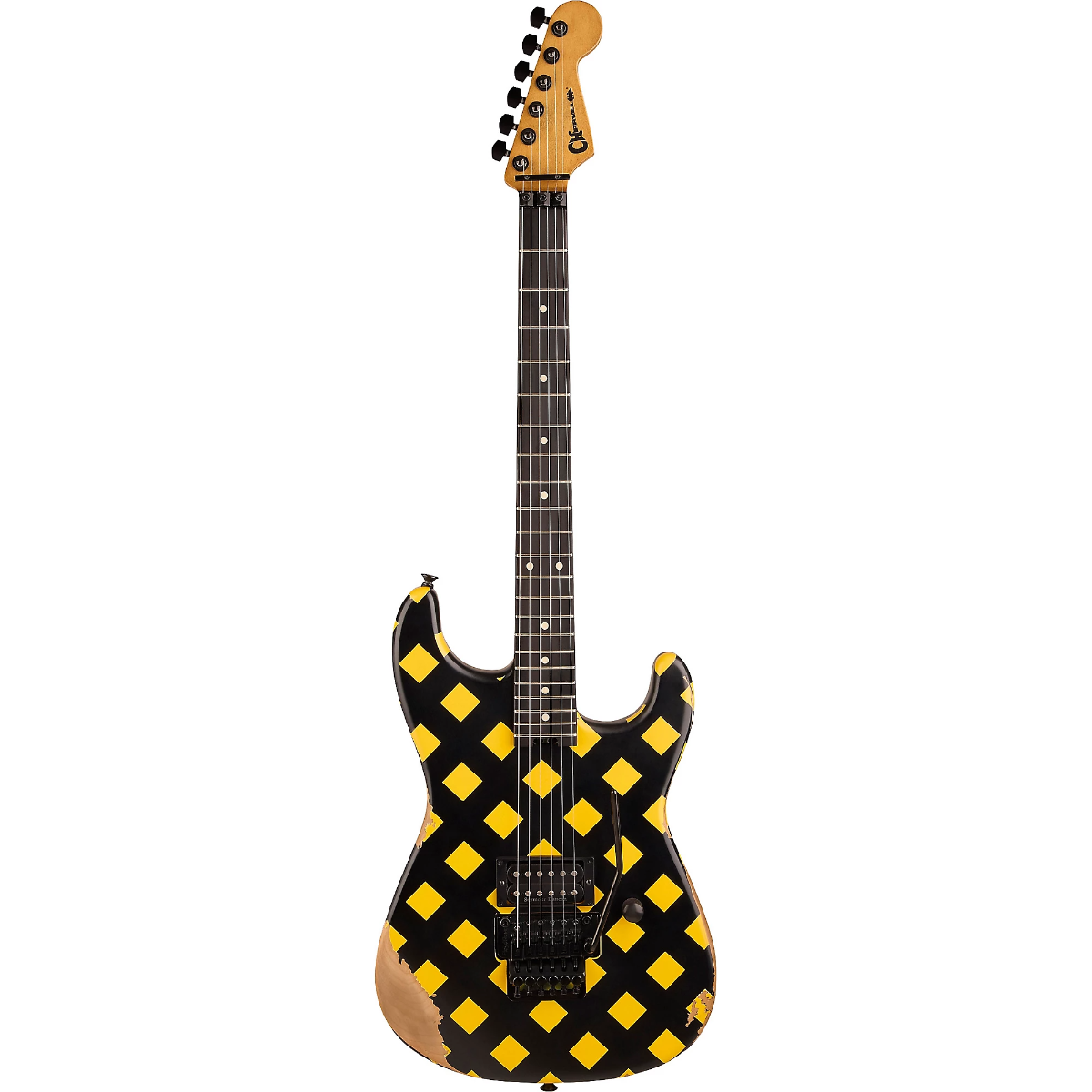 Charvel Super-Stock SD1 H FR EB Electric Guitar in Diamond Life