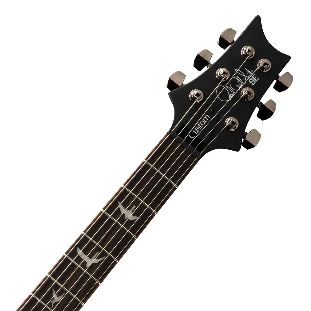 PRS SE Custom 24-08 Poplar Burl Limited Edition Electric Guitar in Lake Blue Midnight Burst