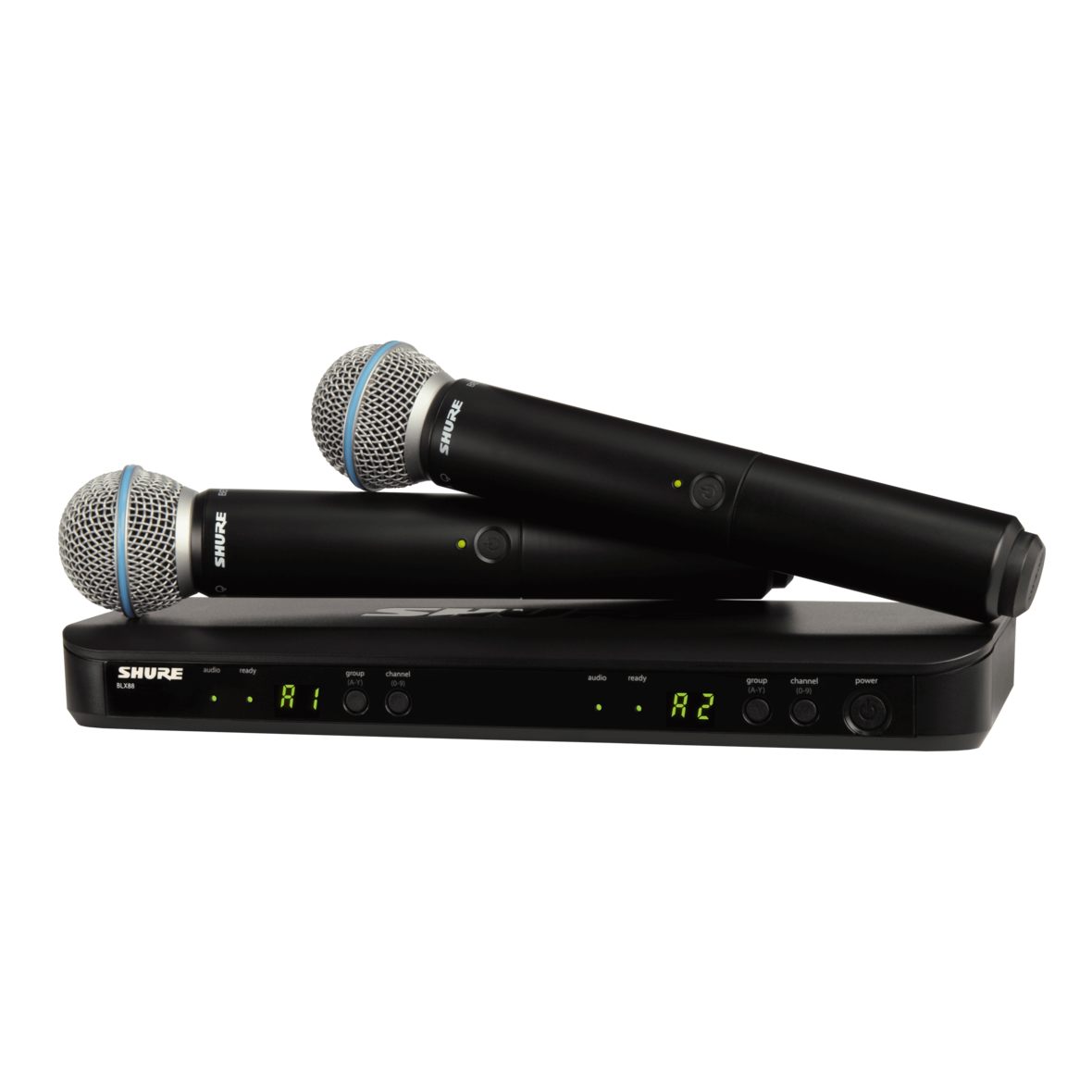 Shure BLX288 / Beta58 Dual Wireless Mic System 614-638MHz