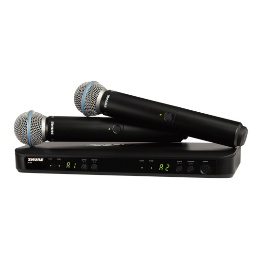 Shure BLX288 / Beta58 Dual Wireless Mic System 614-638MHz
