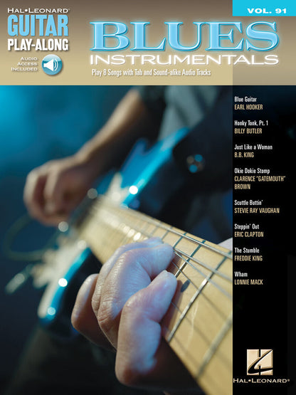 Blues Instrumentals Guitar Playalong Volume 91 BK/OLA