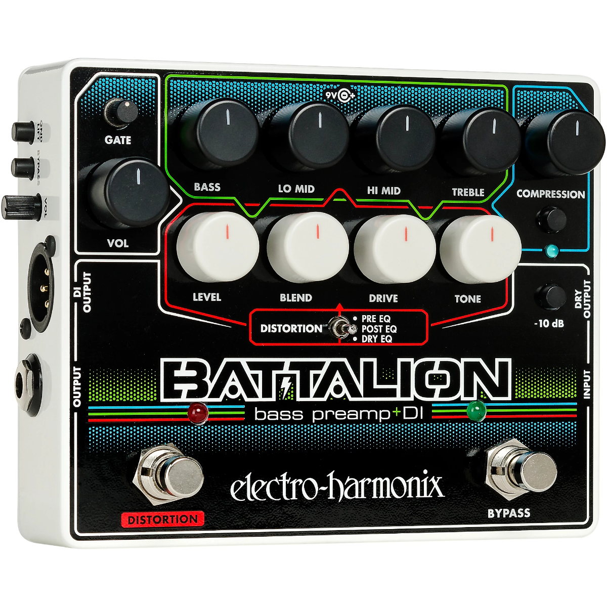 Electro Harmonix Battalion Bass Preamp and DI Pedal