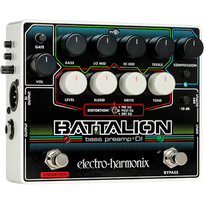 Electro Harmonix Battalion Bass Preamp and DI Pedal