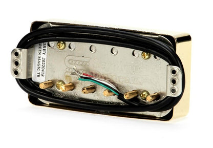 Seymour Duncan Green Magic Trembucker in Gold Cover