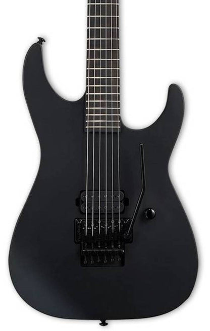 ESP LTD M-1000 Black Metal Electric Guitar in Black Satin