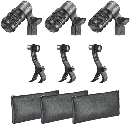 Audio Technica ATM230PK Dynamic Instrument Microphones 3 Pack