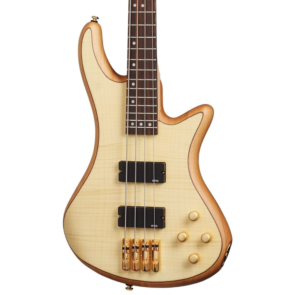 Schecter Stiletto Custom 4 in Natural Satin