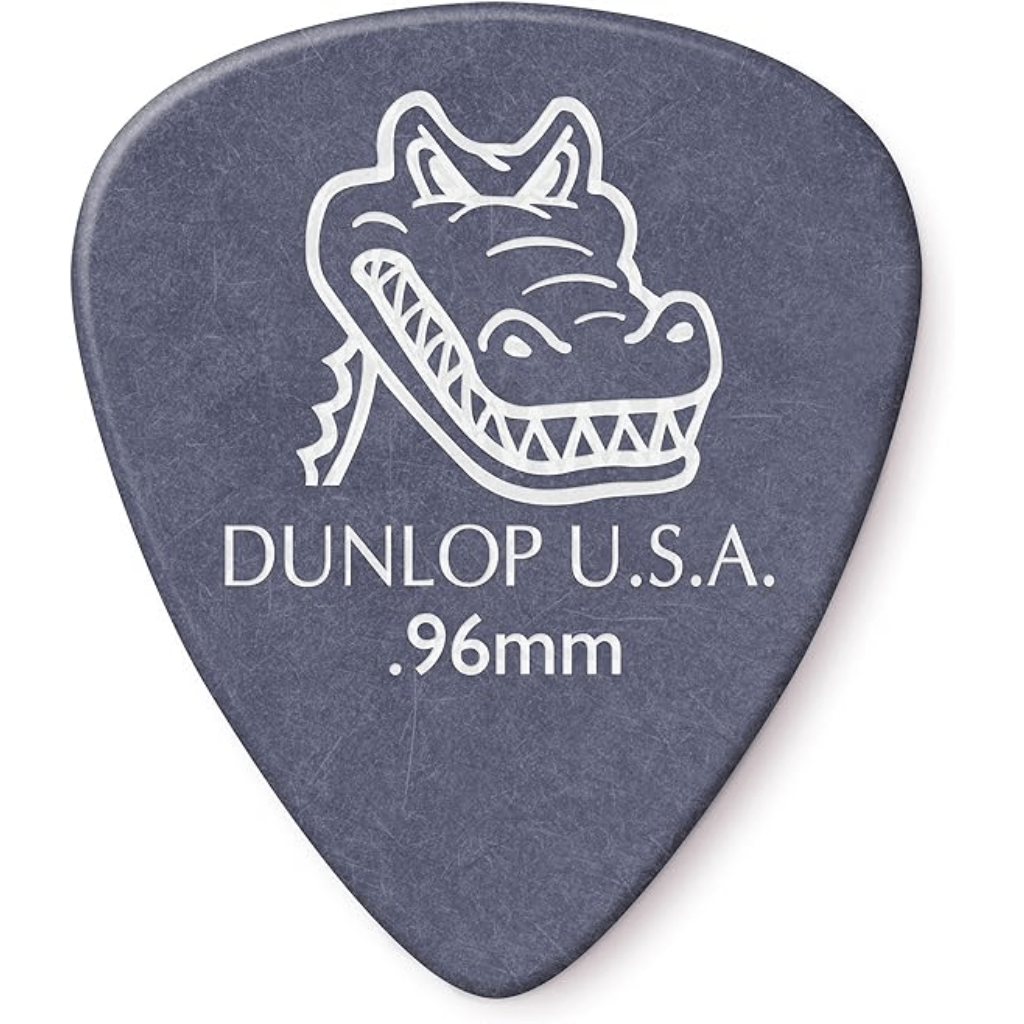Dunlop Gator Grip Guitar Picks .96mm 12 Pack in Grey