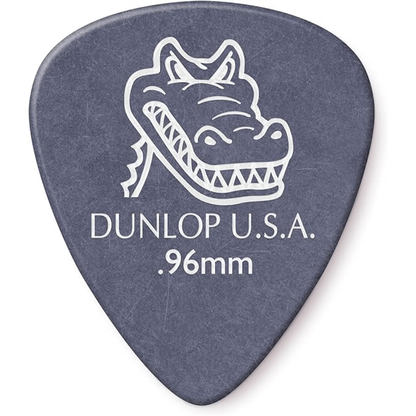 Dunlop Gator Grip Guitar Picks .96mm 12 Pack in Grey