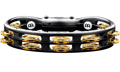 Meinl Percussion TMT2BBK Tradotional Mountable ABS Series Mountable Molded ABS Tambourine Solid Brass Jingles in Black
