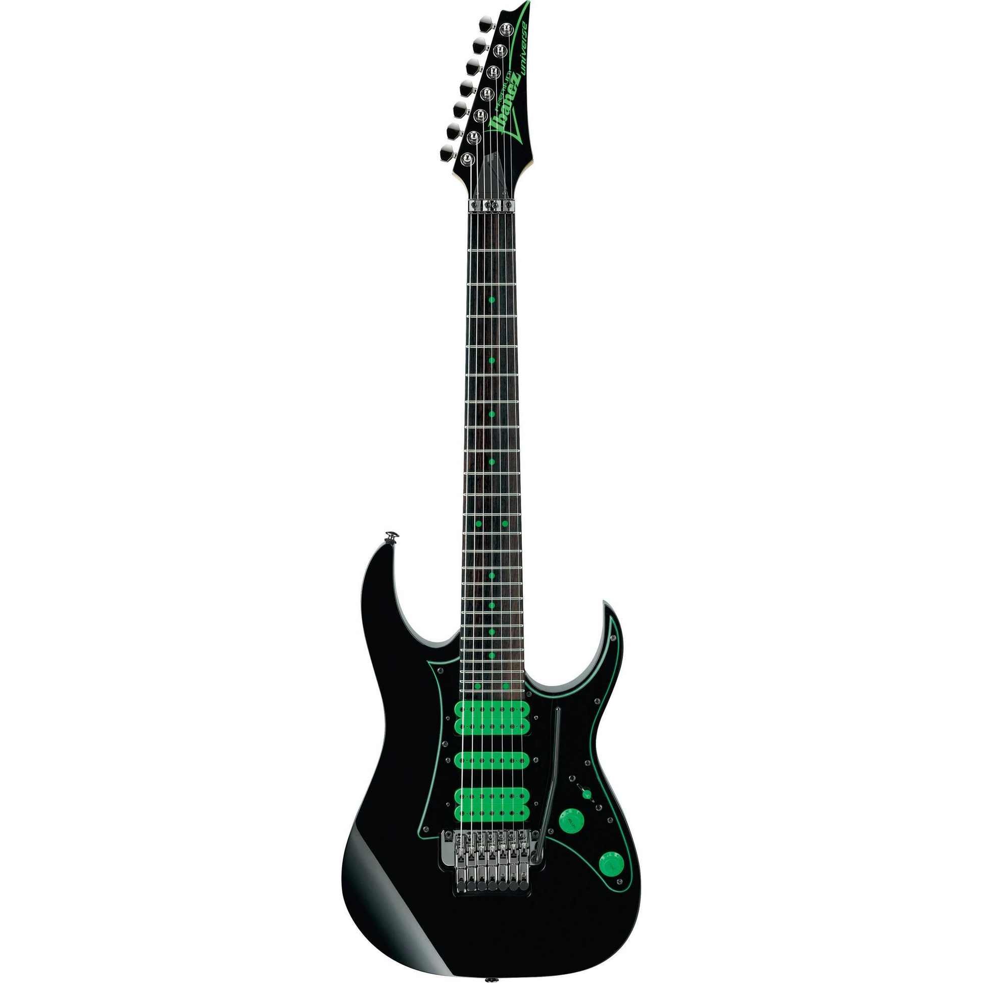 Ibanez UV70P BK Steve Vai Premium Electric Guitar in Black