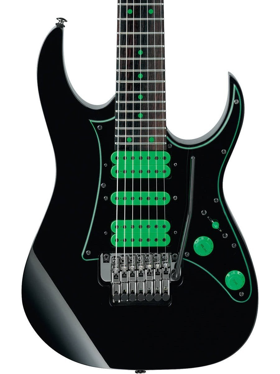 Ibanez UV70P BK Steve Vai Premium Electric Guitar in Black
