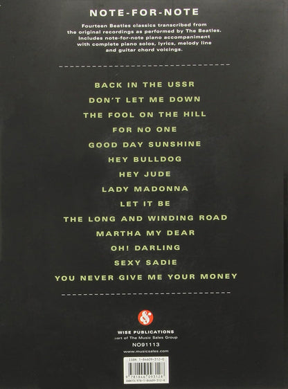 The Beatles Note For Note PVG