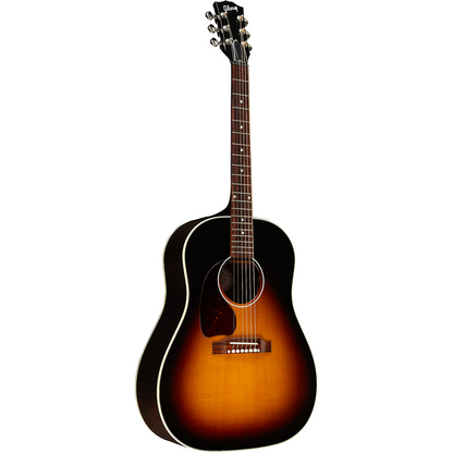 Gibson J-45 Special Left Hand Acoustic Electric Guitar in Satin Vintage Sunburst