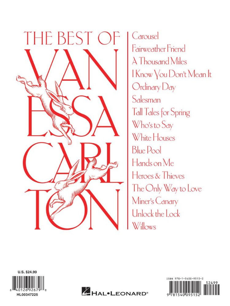The Best of Vanessa Carlton PVG