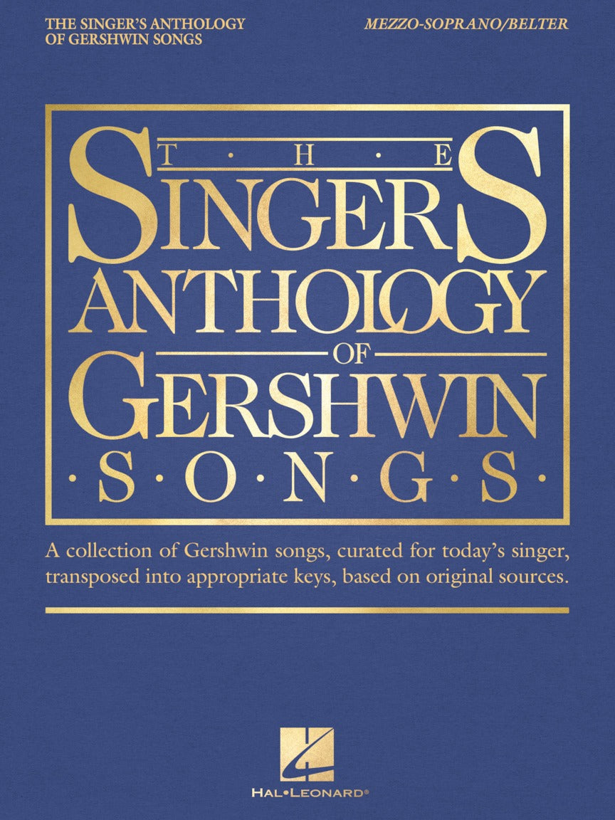 The Singers Anthology of Gershwin Songs Mezzo Soprano Belter