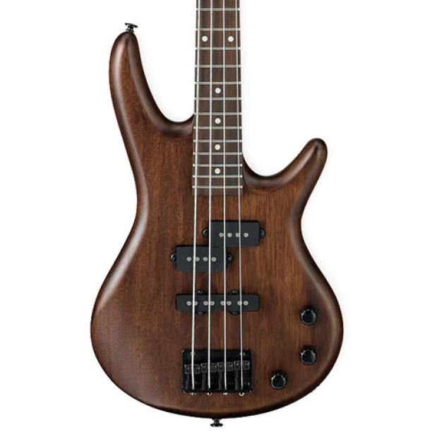 Ibanez Mikro GSRM20B Short scale Electric Bass in Walnut Flat