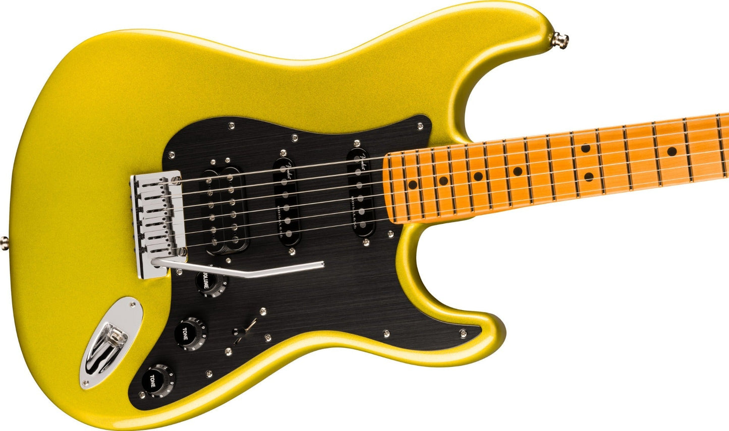 Fender American Ultra II Stratocaster HSS, Maple Fingerboard in Solar Flare