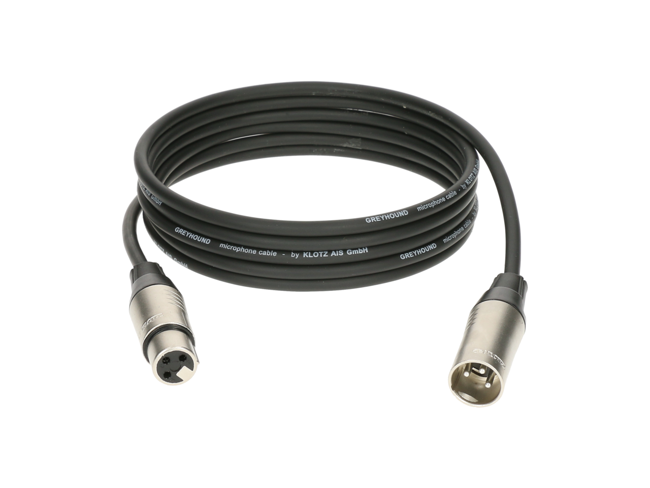 KLOTZ Greyhound Microphone Cable 10m Female XLR to Male XLR