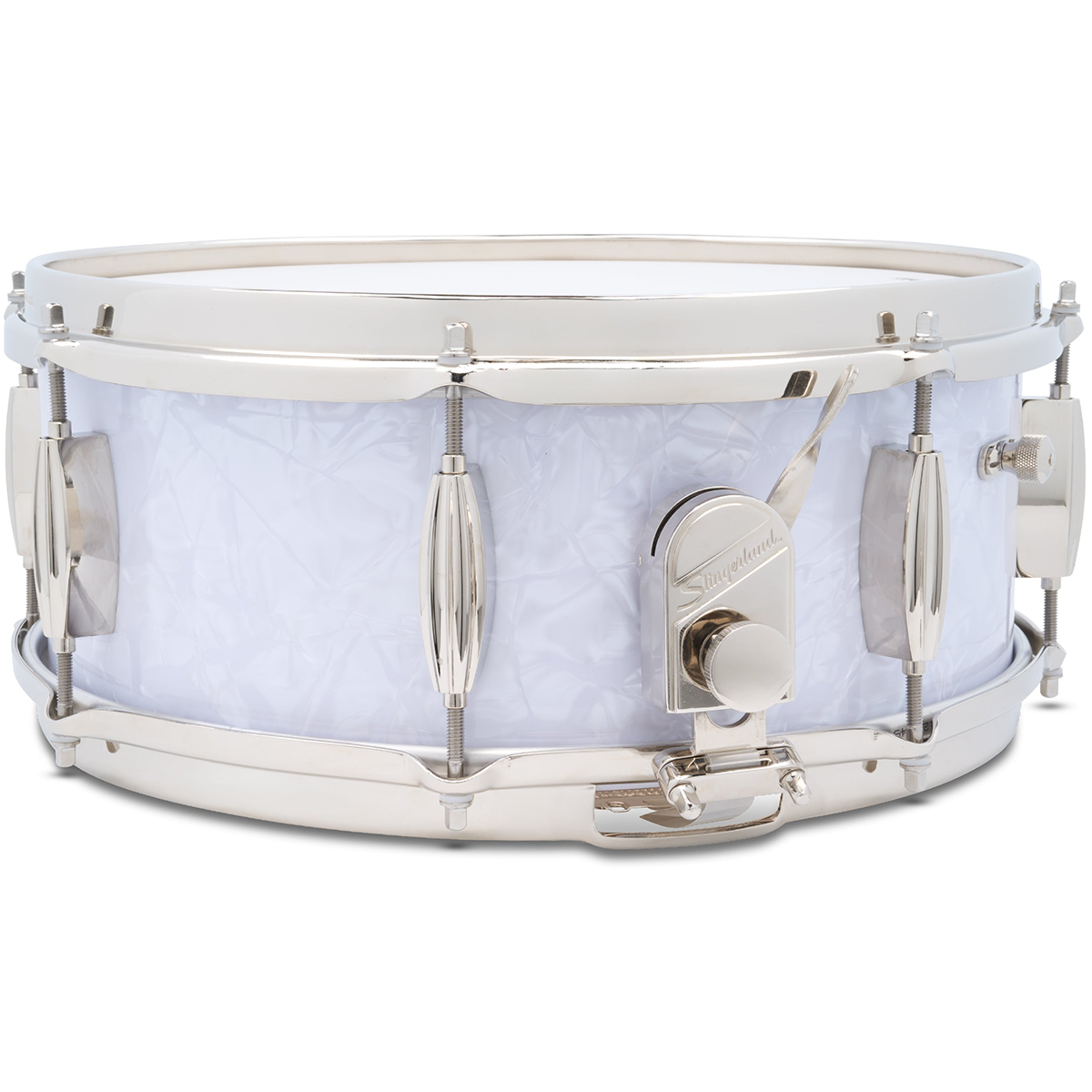 Slingerland Radio King Artist 6.5" x 14"  3-Ply White Marine Pearl Snare Drum