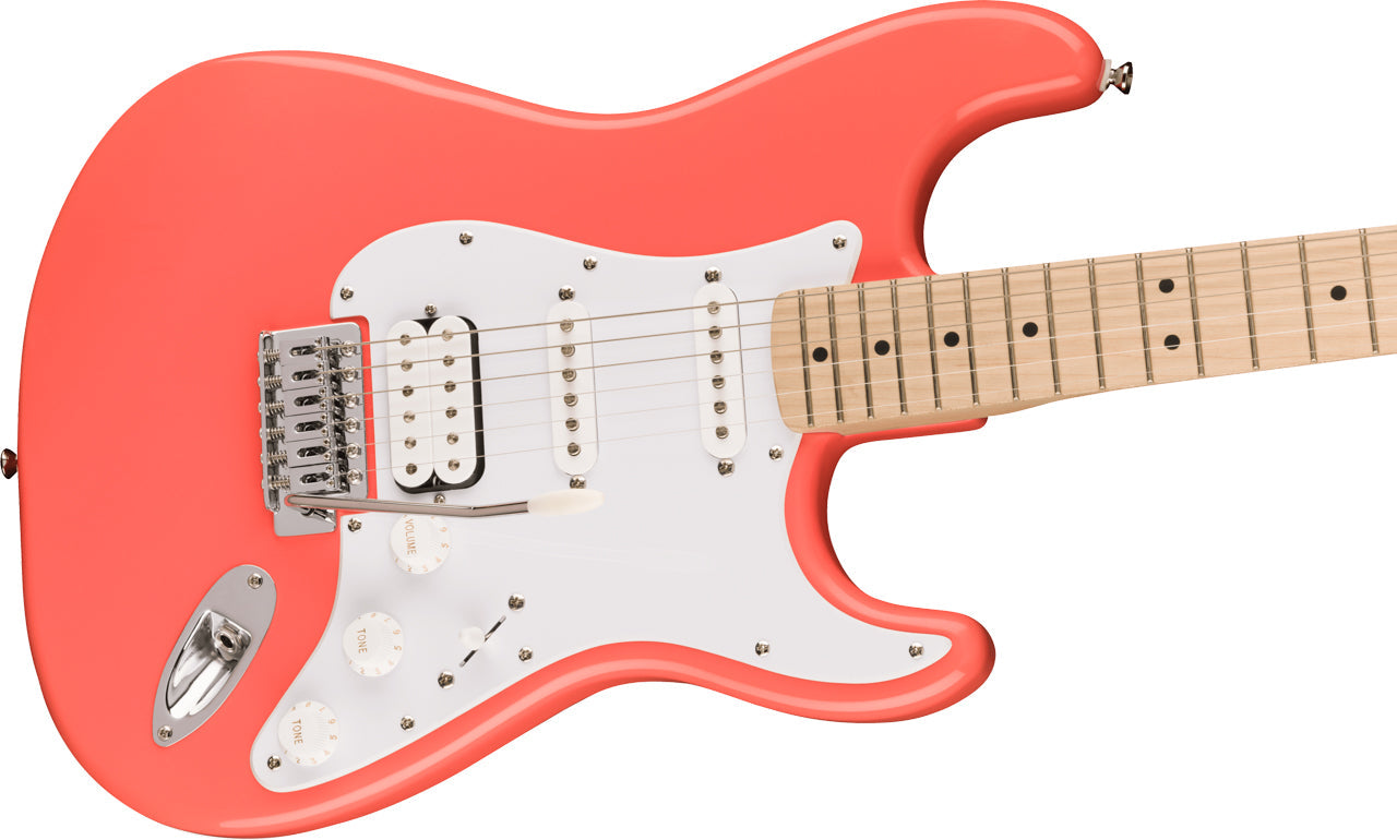 Squier Sonic Stratocaster HSS in Tahitian Coral