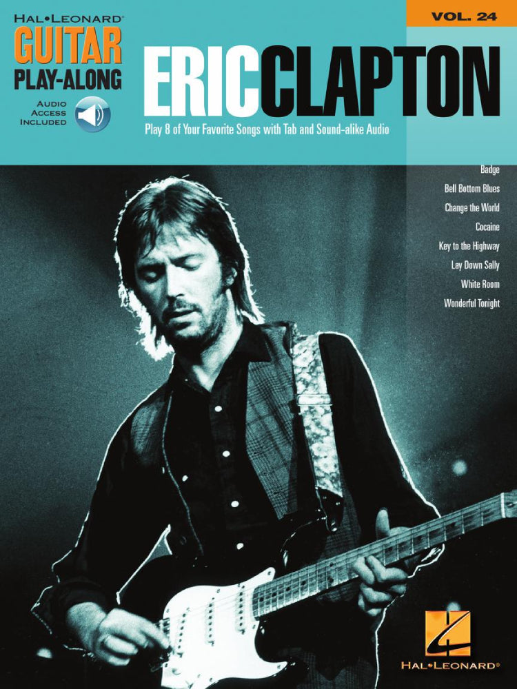Eric Clapton Guitar Play Along Volume 24 BK/OLA Guitar Tab