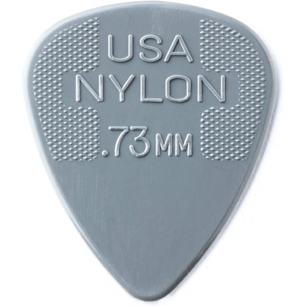 JIm Dunlop Nylon Standard Guitar Picks .73mm 12 Pack in Grey