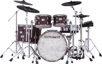 Roland VAD716 V-Drums Acoustic Design Kit in Satin Walnut