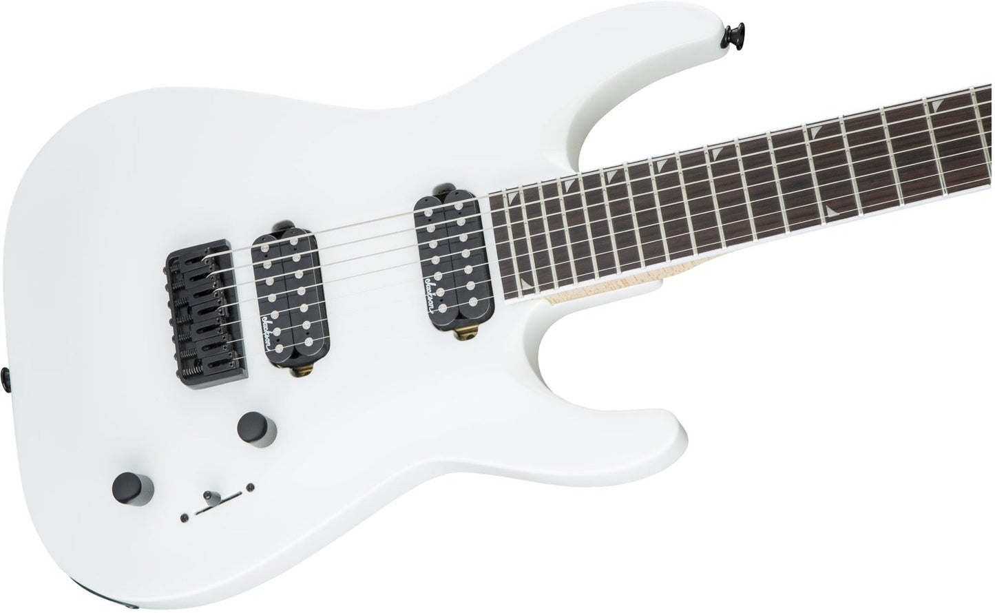 Jackson JS Series Dinky Arch Top JS32 7 DKA HT 7 String in Snow White