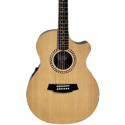 Cole Clark SRAN2EC-SRE Studio Recording Grand Auditorium Acoustic Electric Guitar in Natural