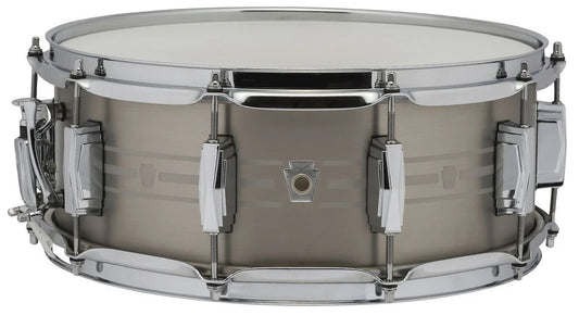 Ludwig Heirloom Laser Etched 5.5"X14" Stainless Steel Snare Drum