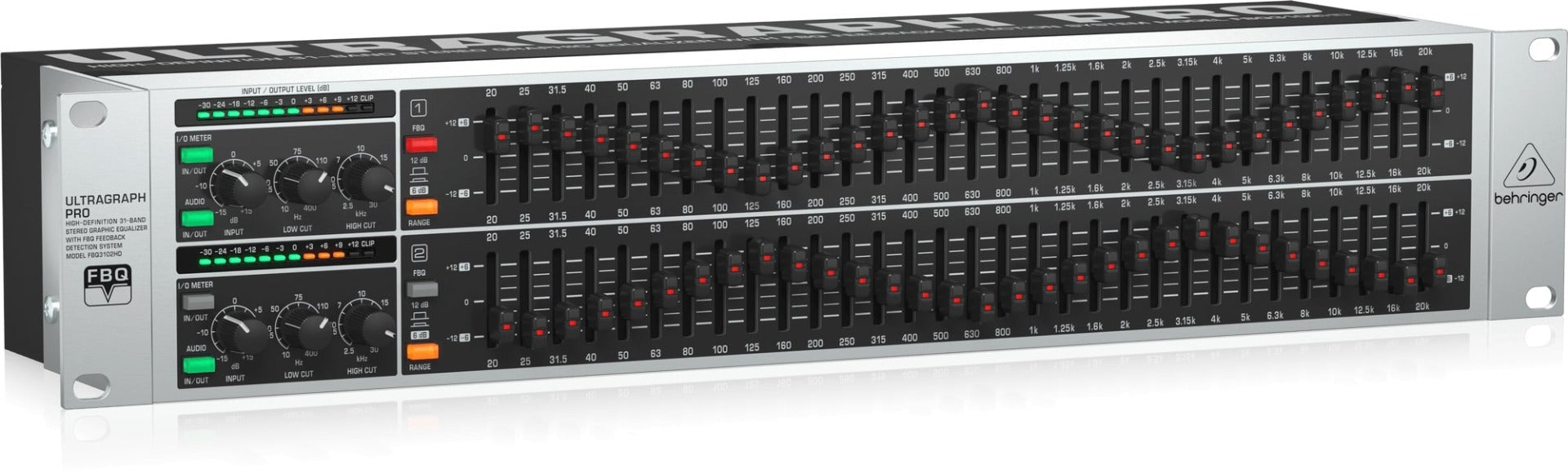 Behringer FBQ3102HD ULTRAGRAPH Pro High Definition 31 Band Stereo Graphic Equalizer