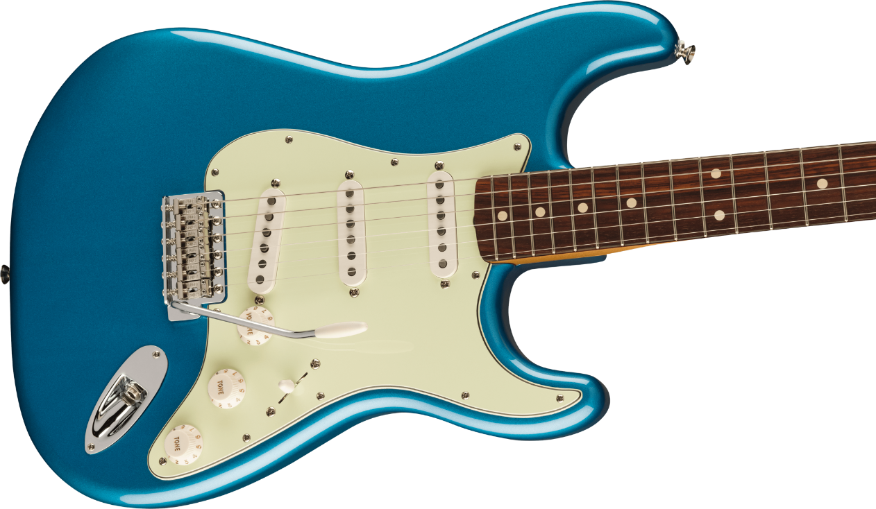 Fender Vintera II '60s Stratocaster, Rosewood Fingerboard in Lake Placid Blue