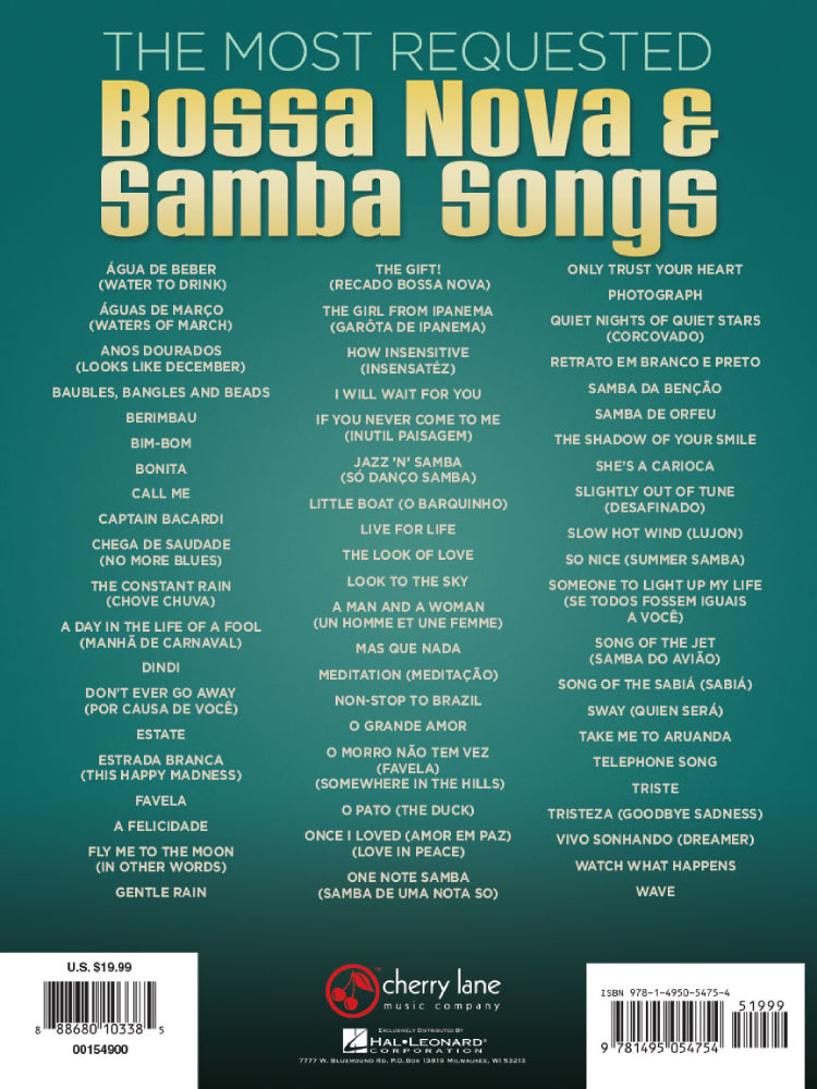 The Most Requested Bossa Nova & Samba Songs PVG