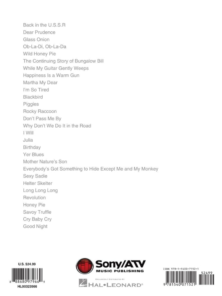 The Beatles White Album PVG