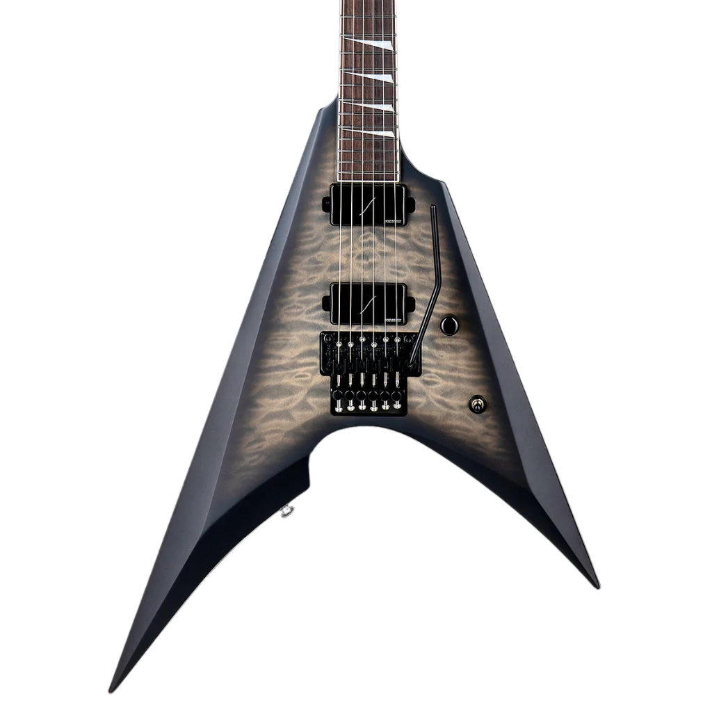 ESP LTD Arrow 1000 Electric Guitar in Charcoal Burst Satin