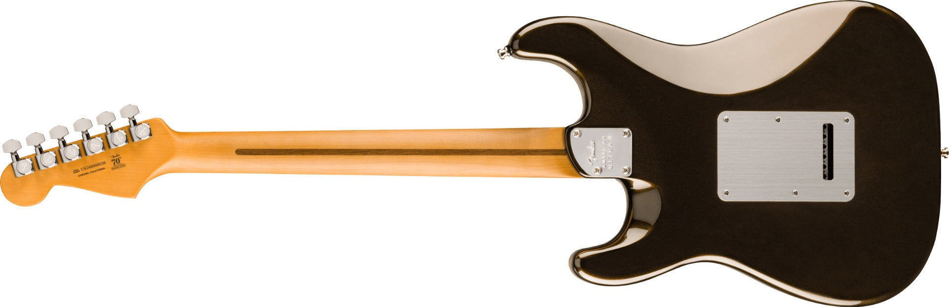 Fender American Ultra II Stratocaster, Ebony Fingerboard in Texas Tea