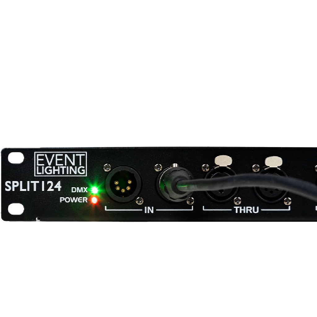 Event Lighting SPLIT 124 4 way DMX Splitter
