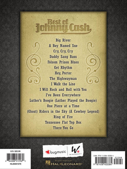 Best Of Johnny Cash Guitar Tab Recorded Versions