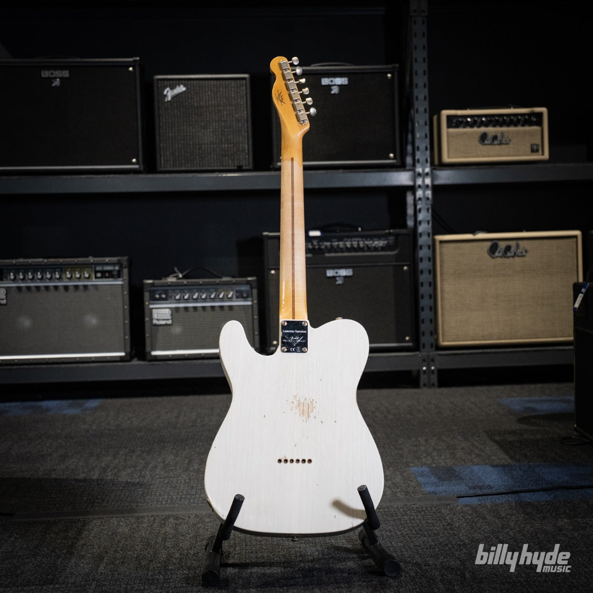 Fender Custom Shop Limited Edition Nocaster Thinline Relic Electric Guitar in Aged White Blonde