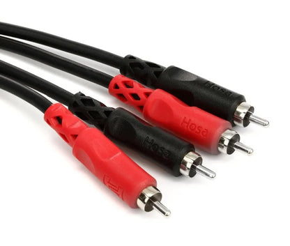 HOSA CRA202 Stereo Interconnect Dual Cable RCA to RCA 2m