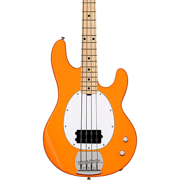 Sterling by Music Man Intro Series StingRay RAY2 Bass Guitar in Sunrise Orange