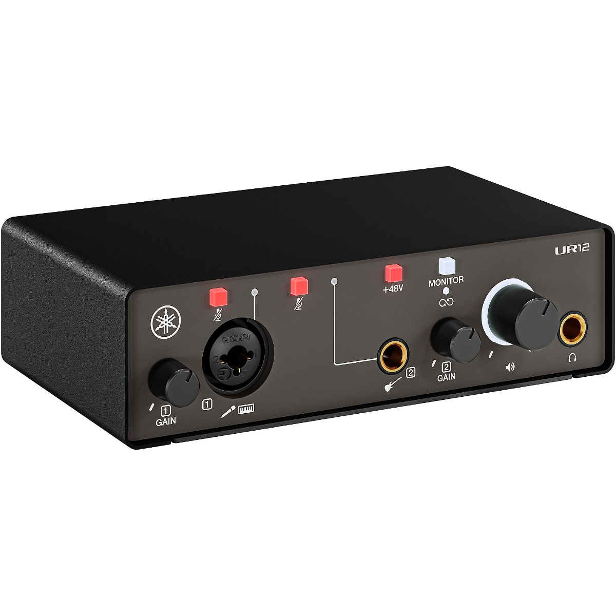 Yamaha UR12MK3 2-in/2-out USB-C Audio Interface in Black