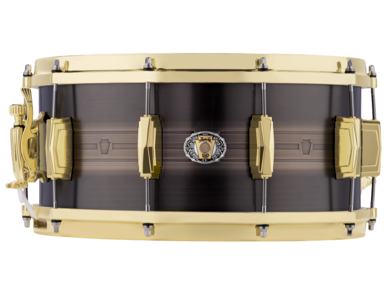 Ludwig Heirloom Series 110th Anniversary 14" x 7" Black Brass Shell Snare Drum